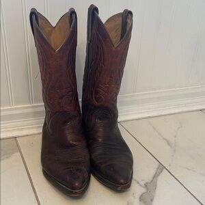 Men's Sancho Size 10 Brown Leather Western Boots